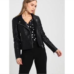 Gap faux leather jacket
